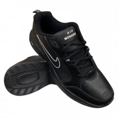 Кроссовки мужские кожаные NIKE G5418-2 черные