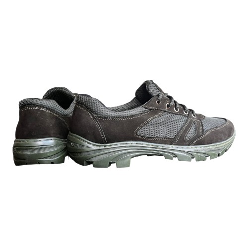 Кроссовки Мужские кожаные BIG FOOT M45 зеленый сетка/хаки