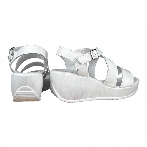 Босоножки Женские кожаные VLADEKS 3809 белый