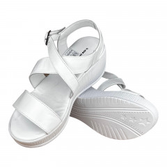 Босоножки Женские кожаные VLADEKS 3809 белый