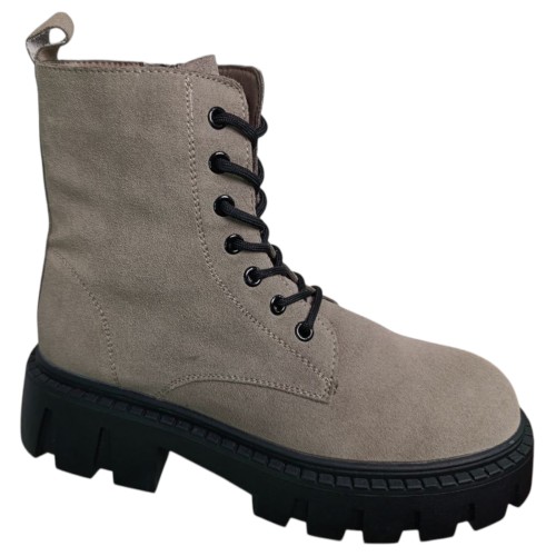 Ботинки женские замшевые IT TS DW88-C серый мех