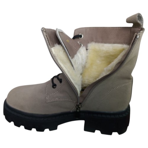 Ботинки женские замшевые IT TS DW88-C серый мех