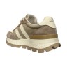 Кроссовки женские замшевые ALLSY 189690 бежевые