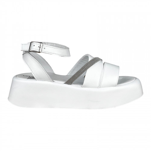 Босоножки Женские кожаные VLADEKS 2914 белый