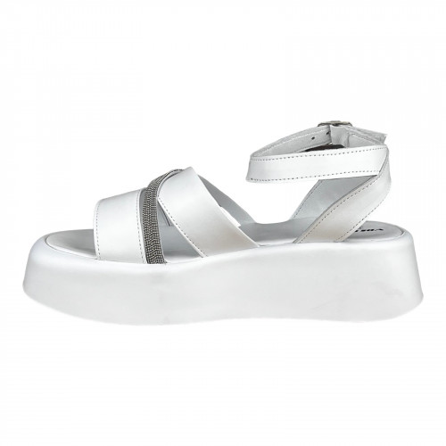 Босоножки Женские кожаные VLADEKS 2914 белый