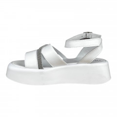 Босоножки Женские кожаные VLADEKS 2914 белый