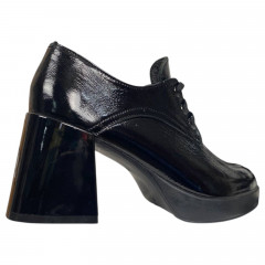 Черевики жіночі шкіряні лак TEMP 789/4 чорні