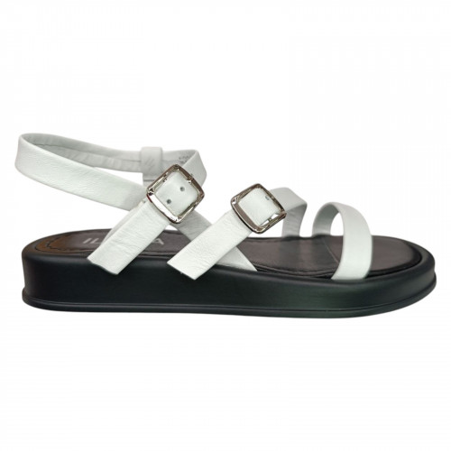 Босоніжки жіночі шкіряні ILONA 636/113 05 білі 