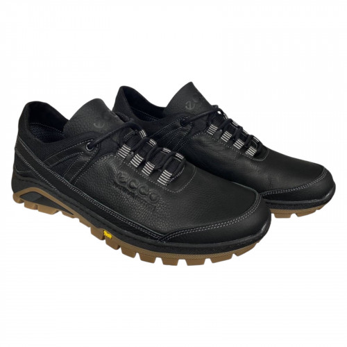 Кроссовки мужские кожаные GULLIVER М 39 01 черные