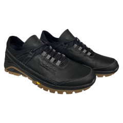 Кроссовки мужские кожаные GULLIVER М 39 01 черные