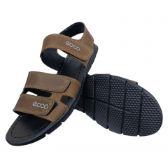 Босоніжки чоловічі шкіряні ECCO 35 47 оливкові