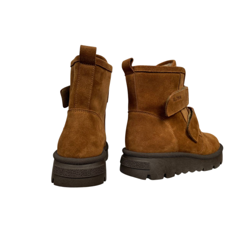 Ботинки женские замшевые ILONA 592/VAN 27 рыжие