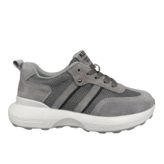 Кроссовки женские текстильные KDSL C781-51 серые 