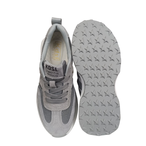 Кроссовки женские текстильные KDSL C781-51 серые 