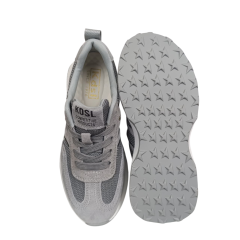 Кроссовки женские текстильные KDSL C781-51 серые 