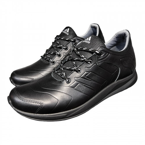 Кроссовки Мужские кожаные DENAR A5 черный