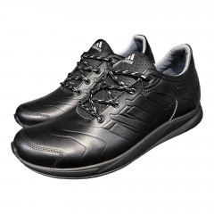 Кроссовки Мужские кожаные DENAR A5 черный