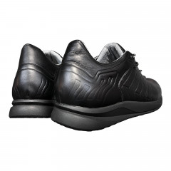 Кроссовки Мужские кожаные DENAR A5 черный