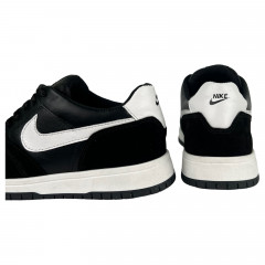 Кроссовки Мужские кожаные BARZONI 24/70 05 черно/белый