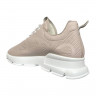Кроссовки женские кожаные MADAM K22 17 бежевые