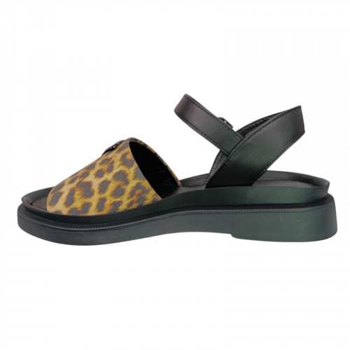 Босоножки женские кожаные ILONA 194/219 26 леопардовые