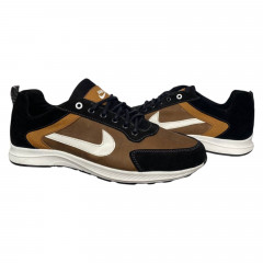 Кроссовки мужские кожаные GULLIVER М28 коричневые