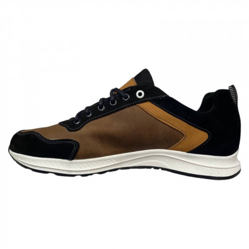Кроссовки мужские кожаные GULLIVER М28 коричневые