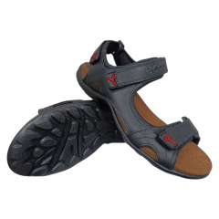 Босоніжки чоловічі шкіряні Kaiser Ecco 11 01 00 чорні