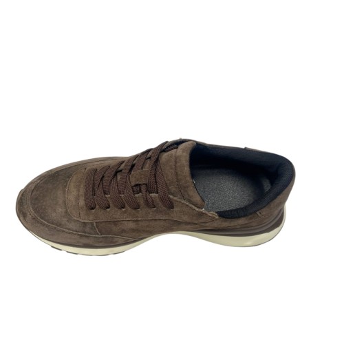 Кросівки жіночі замшеві WONEX 3873-6 коричневі