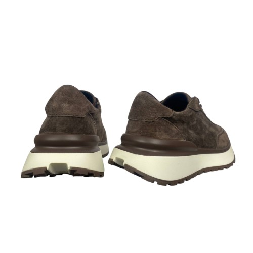 Кросівки жіночі замшеві WONEX 3873-6 коричневі