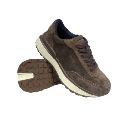 Кросівки жіночі замшеві WONEX 3873-6 коричневі