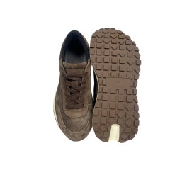 Кросівки жіночі замшеві WONEX 3873-6 коричневі