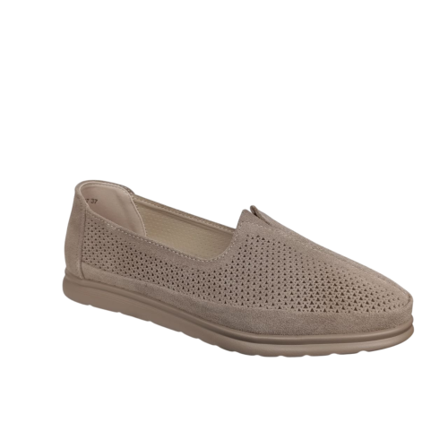 Мокасины женские замшевые KDSL C860-37 хаки 