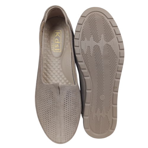 Мокасины женские замшевые KDSL C860-37 хаки 