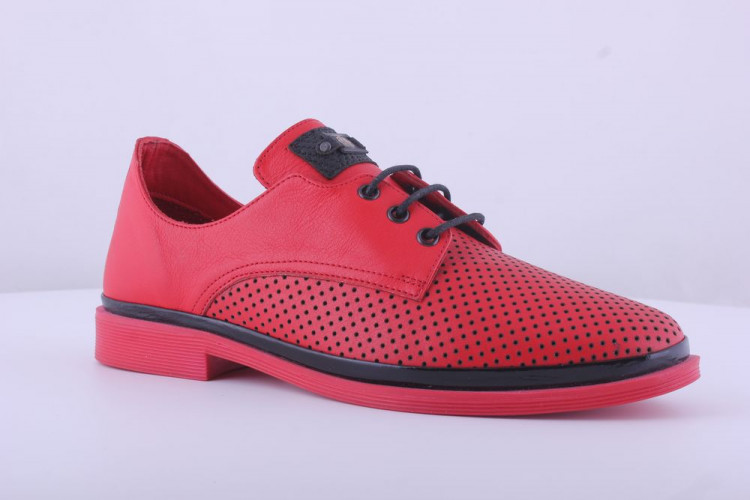 Мокасины Женские кожаные MATISSE 1125 красный