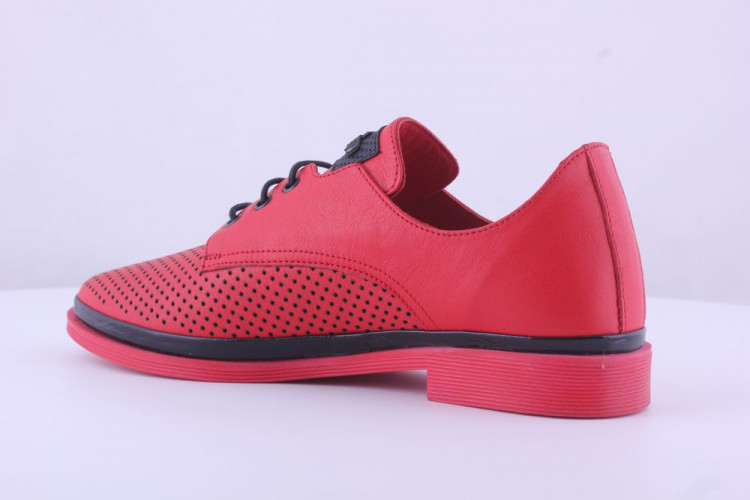 Мокасины Женские кожаные MATISSE 1125 красный