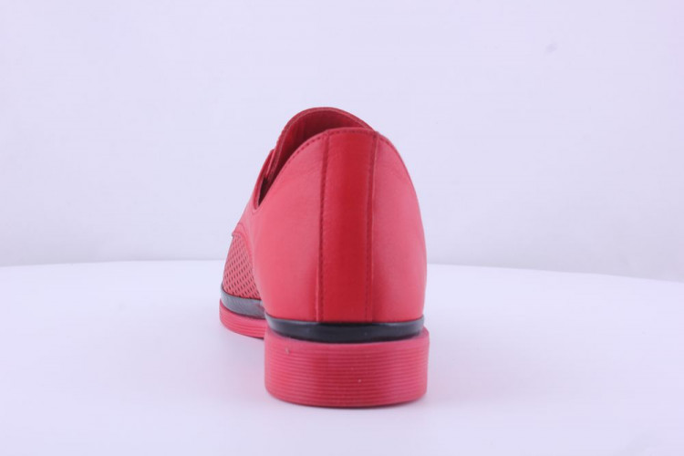 Мокасины Женские кожаные MATISSE 1125 красный