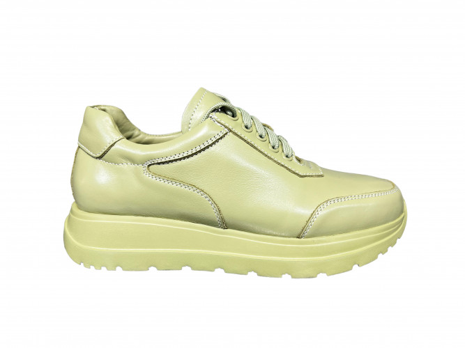 Кросівки Жіночі шкіряні BLESSO 125 олива