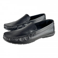 Лоферы Мужские кожаные KEMER 1080 01 siyah