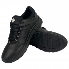 Кросівки Чоловічі шкіряні BARZONI 24/02 чорний