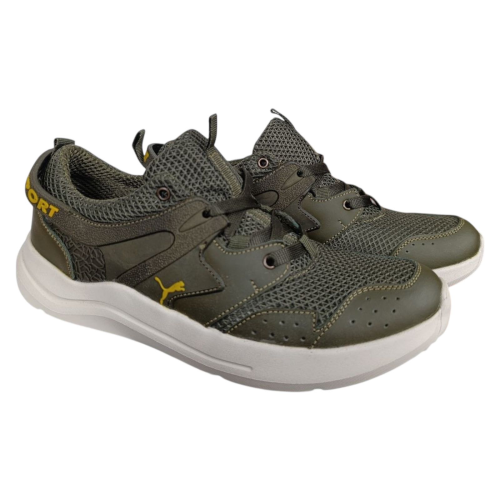 Кросівки чоловічі текстильні DENAR P-7 45 хакі