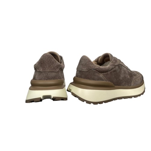 Кросівки жіночі замшеві WONEX  3873-25 хакі