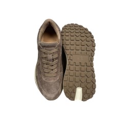 Кросівки жіночі замшеві WONEX  3873-25 хакі