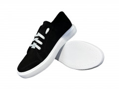 Кроссовки Женские кожаные DINO RICHI к10 черный замш