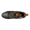 Кроссовки Мужские кожаные DENAR S 1 черно-оранжевый