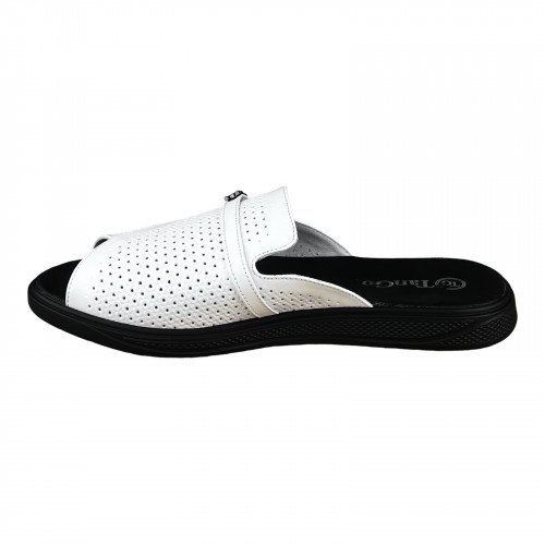 Шлепанцы Женские кожаные TANGO 202 белый