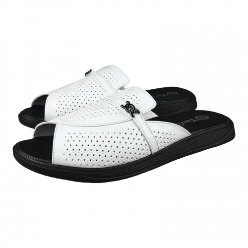 Шлепанцы Женские кожаные TANGO 202 белый