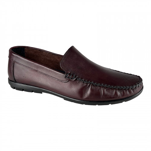 Лоферы Мужские кожаные KEMER 1080 коричневый