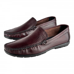 Лоферы Мужские кожаные KEMER 1080 коричневый