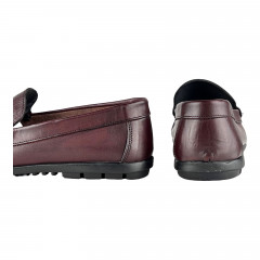 Лоферы Мужские кожаные KEMER 1080 коричневый